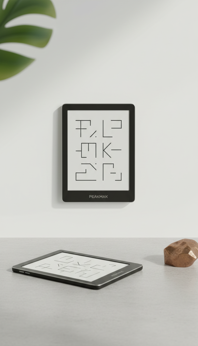 eBook tablet with glare-free display